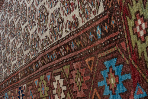Vintage Kurd Runner Rug (3' x 16')